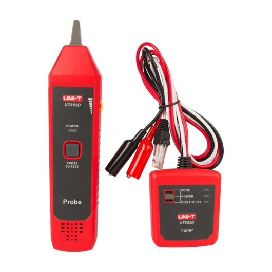 Detector de pares de cables UNI-T UT682D con transmisor y receptor
