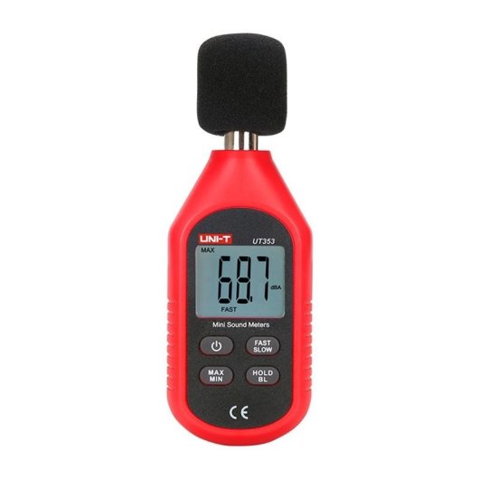 Medidor de sonido UNI-T UT353 30-130 dB con pantalla LCD retroiluminada