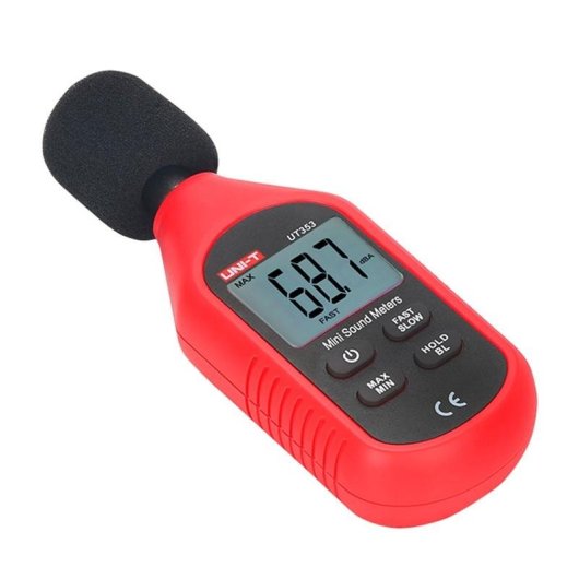 Medidor de sonido UNI-T UT353 30-130 dB con pantalla LCD retroiluminada