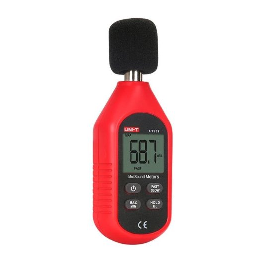 Medidor de sonido UNI-T UT353 30-130 dB con pantalla LCD retroiluminada
