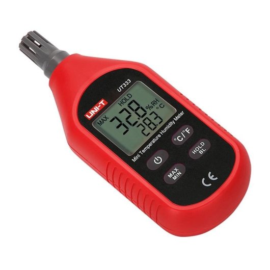 Medidor de temperatura y humedad UNI-T UT333 digital con retroiluminación