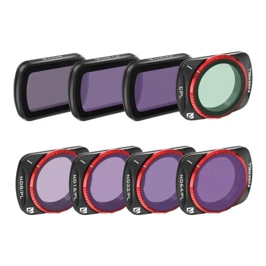 Kit de Filtres Freewell DJI Osmo Pocket 3 All Day 8 Pack