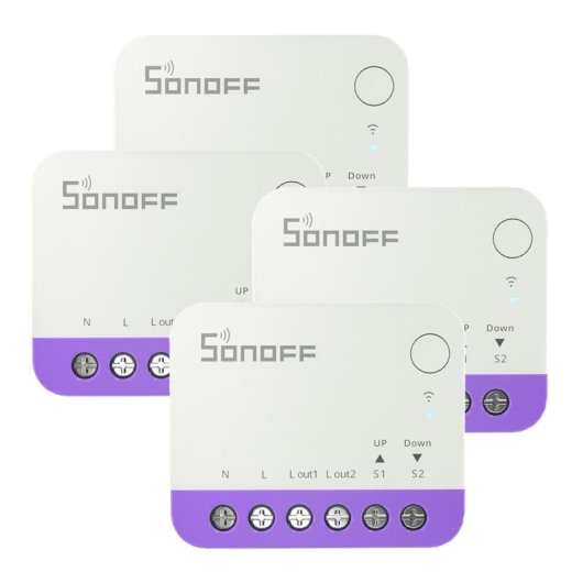 Relé Wi-Fi Sonoff MINI-RBS Control persianas Matter Compacto empotrable Programación