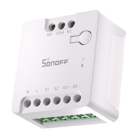 Relé Wi-Fi Sonoff MINI-D Matter Control puertas y calefacción Empotrable