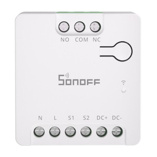 Relé Wi-Fi Sonoff MINI-D Matter Control puertas y calefacción Empotrable