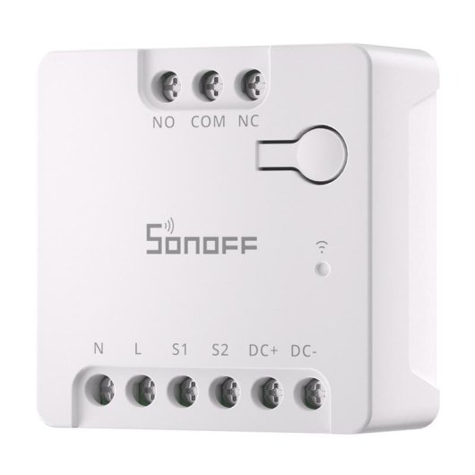 Relé Wi-Fi Sonoff MINI-D Matter Control puertas y calefacción Empotrable
