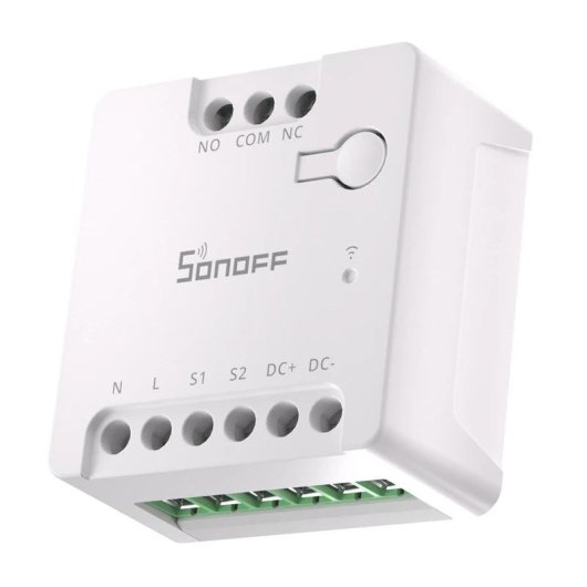 Relé Wi-Fi Sonoff MINI-D Matter Control puertas y calefacción Empotrable