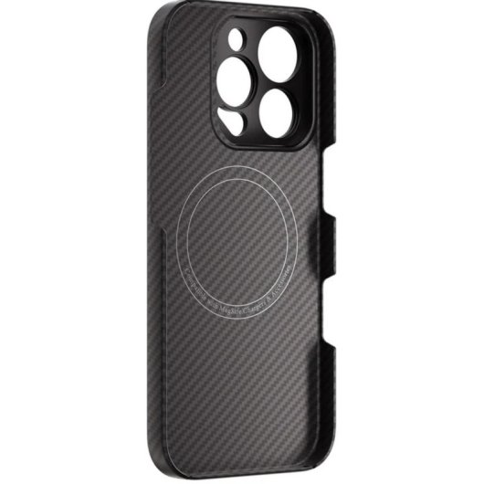 Funda para móvil Freewell iPhone 16 Pro Max Filmmaker Kevlar Negra con soporte lentes 17mm