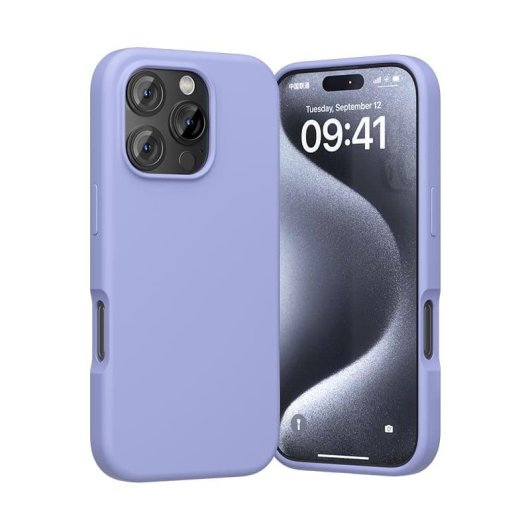 Funda para móvil Vention KUHV0-10 Silicona Líquida Lavanda MagSafe para iPhone 16