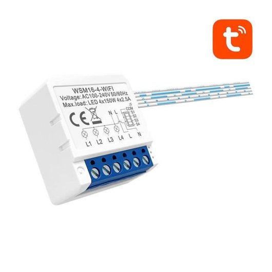 Interruttore Intelligente Avatto WSM16-W4 WiFi Compatibile Alexa Google Home