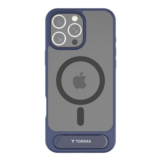 Funda para móvil Torras Pstand Series Supporto Magnetico Blu per iPhone 16 Pro