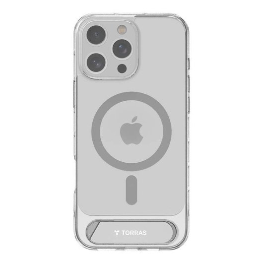 Funda para móvil Torras Pstand Trasparente con supporto magnetico per iPhone 16 Pro