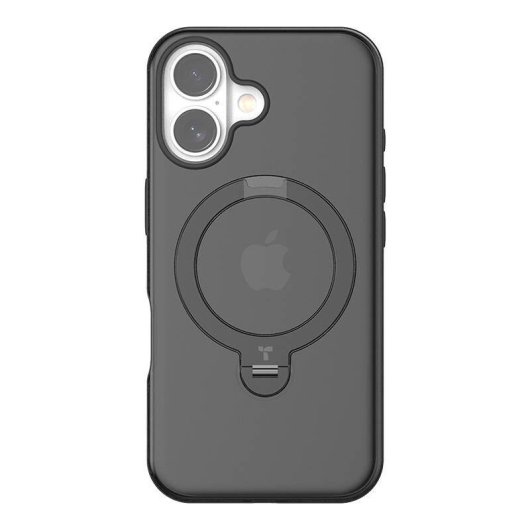 Funda para móvil Torras Ostand Spin magnetische drehbare Hülle schwarz für iPhone 16 Plus