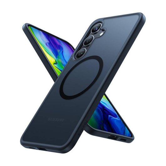 Funda para móvil Torras Guardian-Mag harte schwarze Hülle mit Magneten für Samsung S24+