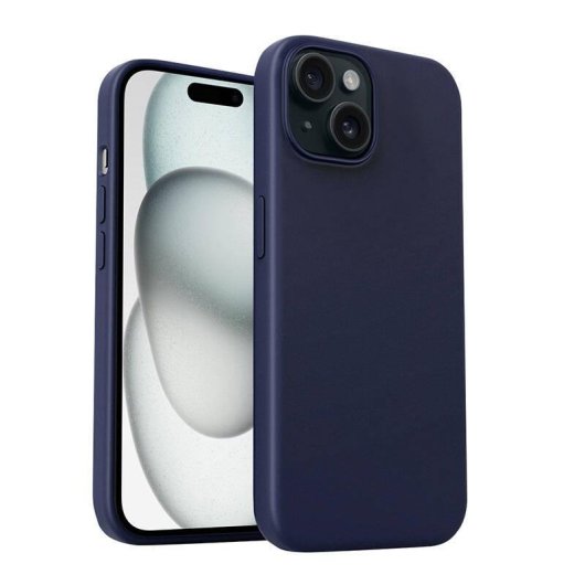Funda para móvil Aukey PC-GJ10B Silicona Médica Azul para iPhone 15 Plus con MagSafe