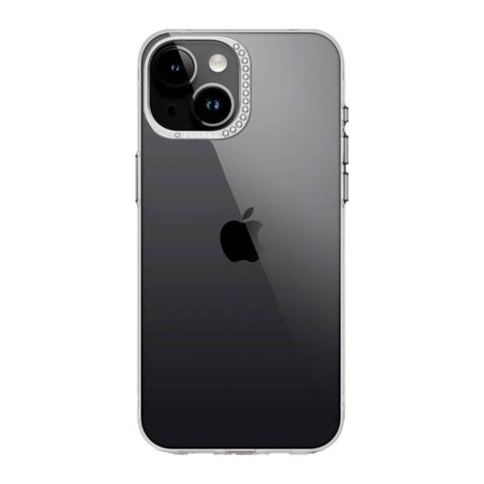 Funda para móvil Joyroom PN-15B1 Glacier Cristales Alta resistencia Transparente para iPhone 15