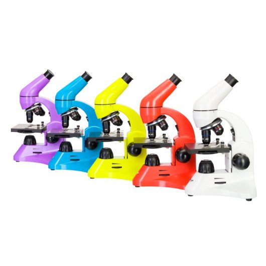 Microscope Levenhuk Rainbow 50L Bleu Grossissement 800x Kit Educatif
