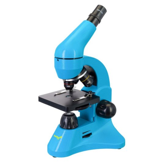 Microscope Levenhuk Rainbow 50L Bleu Grossissement 800x Kit Educatif