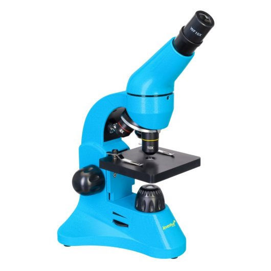 Microscope Levenhuk Rainbow 50L Bleu Grossissement 800x Kit Educatif