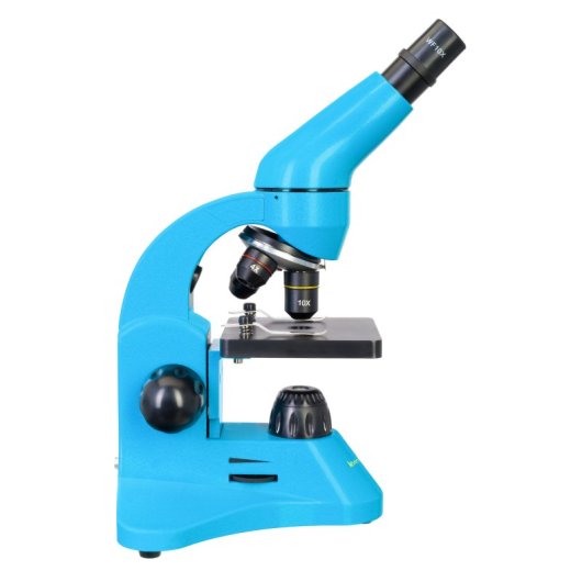 Microscope Levenhuk Rainbow 50L Bleu Grossissement 800x Kit Educatif