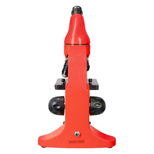 Microscope Levenhuk Rainbow 50L PLUS Orange Kit Expériences Ergonomique