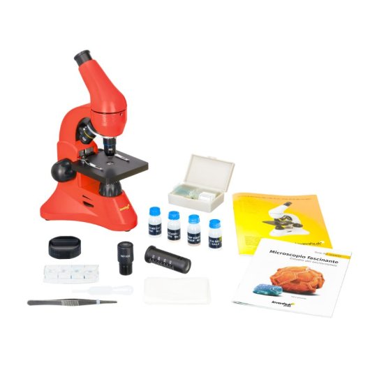 Microscopio Levenhuk Rainbow 50l Naranja