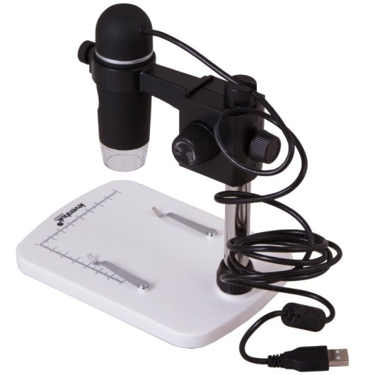 Digitalmikroskop Levenhuk DTX 90 USB 5 Mpx 10x-300x mit Stativ