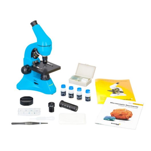 Microscopio Levenhuk Rainbow 50l Plus Azul
