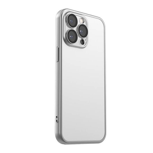 Funda para móvil Joyroom JR-15Q2 Mate Galvanisée Gris Protectrice pour iPhone 15 Pro