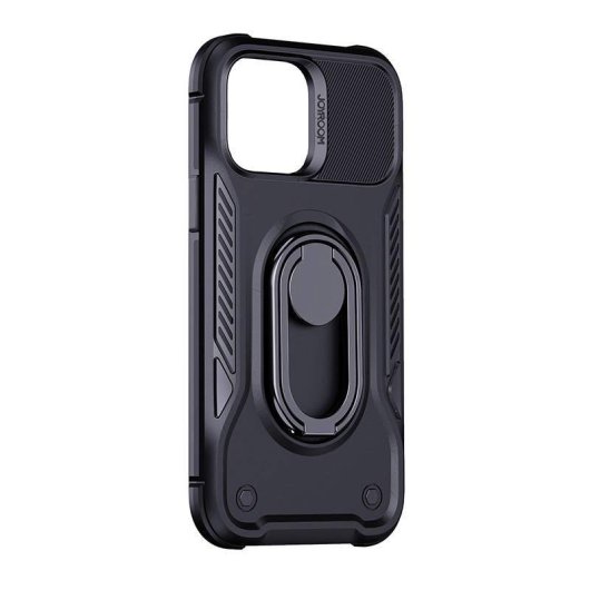 Funda para móvil Joyroom JR-14S4 rígida PC TPU negra con soporte para iPhone 14 Pro Max