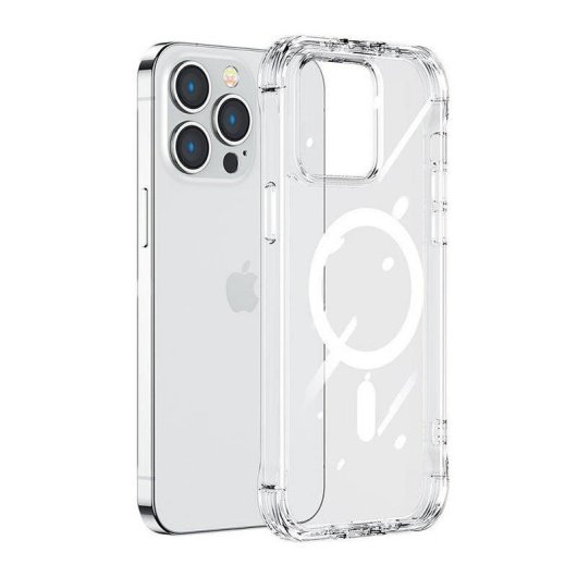 Funda para móvil Joyroom JR-14H6 magnétique transparente TPU pour iPhone 14 Pro