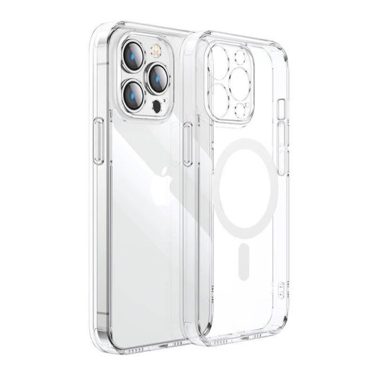 Funda para móvil Joyroom JR-14D7 transparente magnética TPU y PC para iPhone 14 Plus