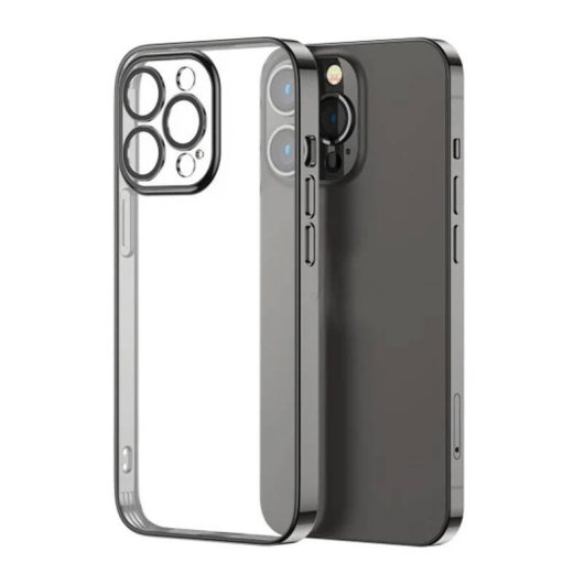 Funda para móvil Joyroom JR-14Q3 TPU Transparente con bordes negros para iPhone 14 Plus