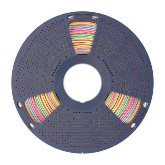 Filamento PLA+ Silk Sunlu Rainbow 01 1,75 mm Multicolor Sedoso Fácil Impresión