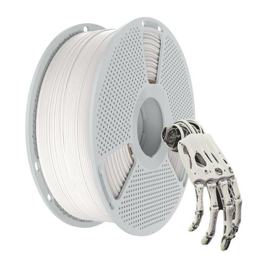 Filamento Nylon PA6/66 Sunlu Easy PA Branco Natural 1,75 mm Alta Resistência