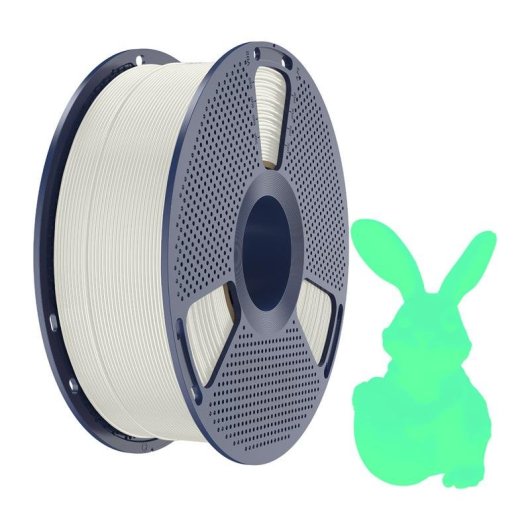 Filamento PLA Glow-in-the-Dark Sunlu PLA Glow W-G Blanco-Verde 1,75 mm Precisión
