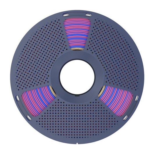 Filamento PLA+ Silk Dual Color Sunlu PLA+ Silk DC R Blu 1,75 mm Multicolor Sedoso