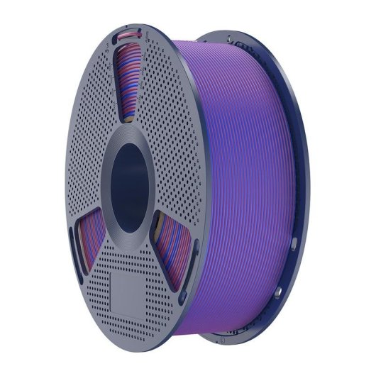 Filamento PLA+ Silk Dual Color Sunlu PLA+ Silk DC R Blu 1,75 mm Multicolor Sedoso