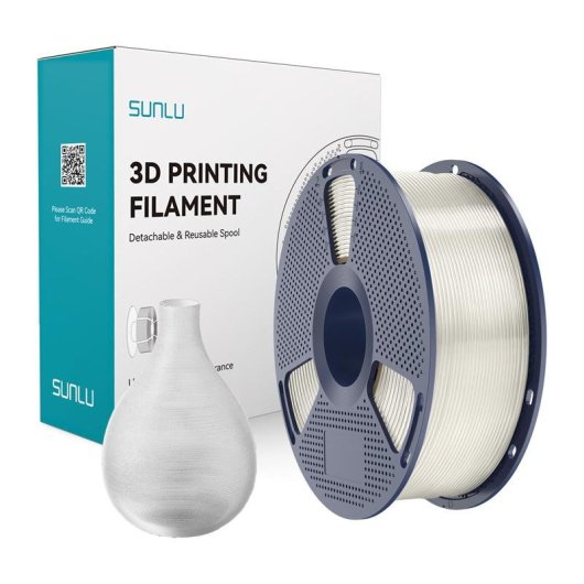 Filament PETG Sunlu PETG T Transparent 1,75 mm Haute Durabilité