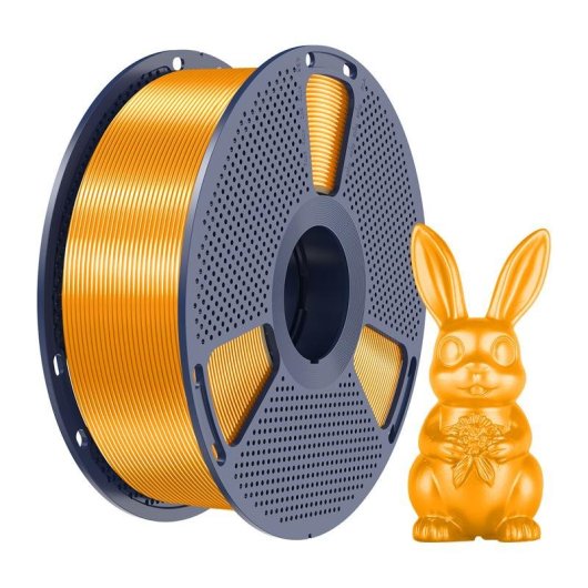Filamento PLA+ Silk Sunlu PLA+ Silk Brass 1,75 mm Finition Soie Impression Facile