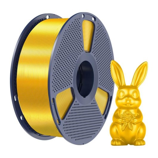 Filament PLA+ Silk Sunlu PLA+ Silk LG Or 1,75 mm Brillant Facile Impression