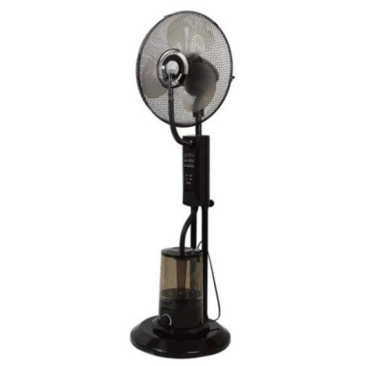 Standventilator mit Vernebler HTW VP-75FP 75W 40cm 3 Stufen Fernbedienung Timer
