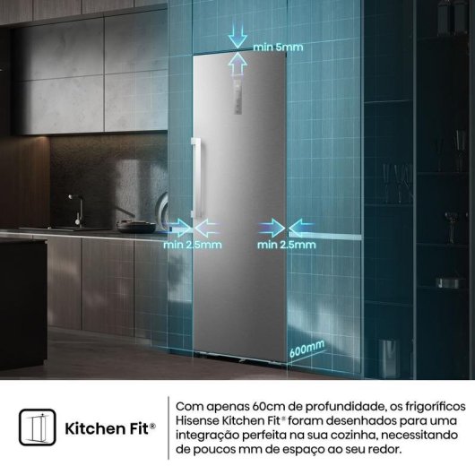 Frigorífico Combi Hisense RL3K370SAIE1 Total No Frost 185,6cm 372L E Acero inoxidable WiFi