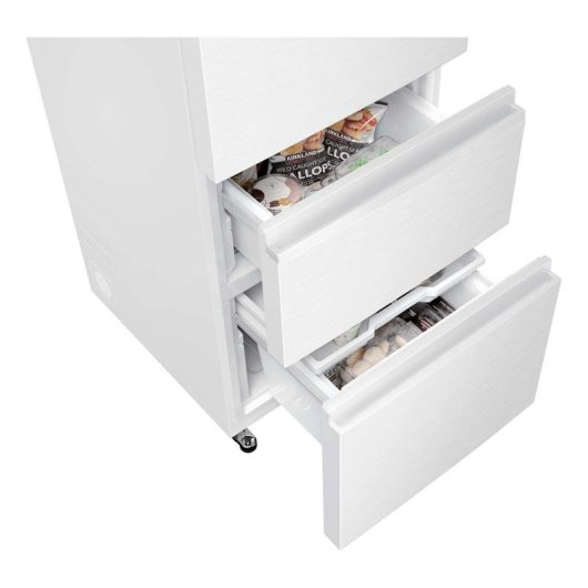 Frigorífico Combi Haier HTR3620CNPW No Frost 205 cm 414 L C Branco
