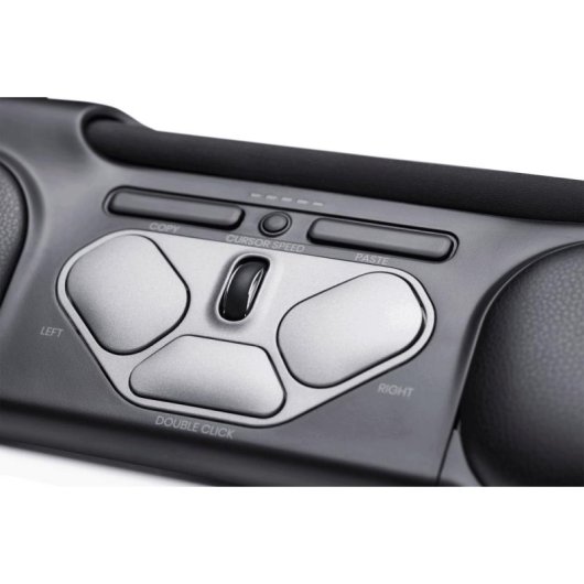 Ratón Contour Design RollerMouse Pro3 USB Tipo C 2400 DPI Negro Ambidiestro
