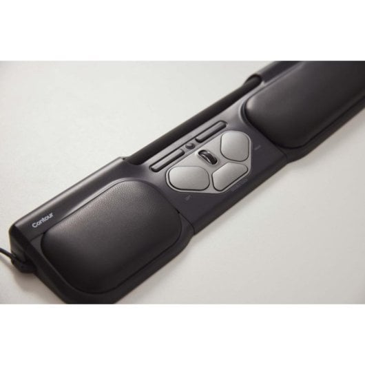 Ratón Contour Design RollerMouse Pro3 USB Tipo C 2400 DPI Negro Ambidiestro