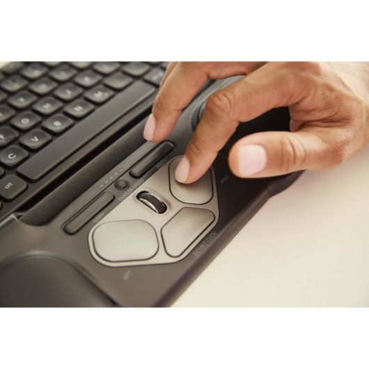 Ratón Contour Design RollerMouse Pro3 USB Tipo C 2400 DPI Negro Ambidiestro