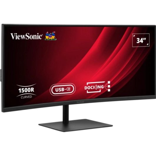 Écran PC Viewsonic VG3419C-2 34" UltraWide Quad HD 120Hz VA Courbé Hauteur Réglable