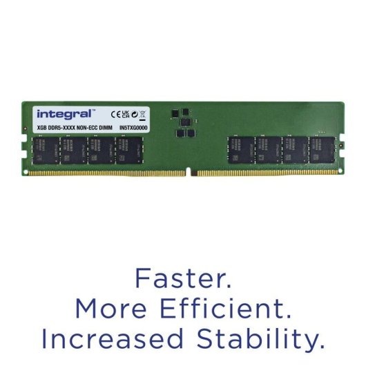 Memoria RAM Integral IN5T16GNJRDX 16GB 1x16GB DDR5 5600MHz CL46 Unbuffered