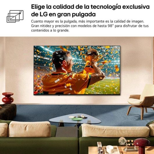 TV LG NANO 4K UHD AI 43NU8E0B3LA 43" 4K UHD 60Hz Smart TV webOS HDR10